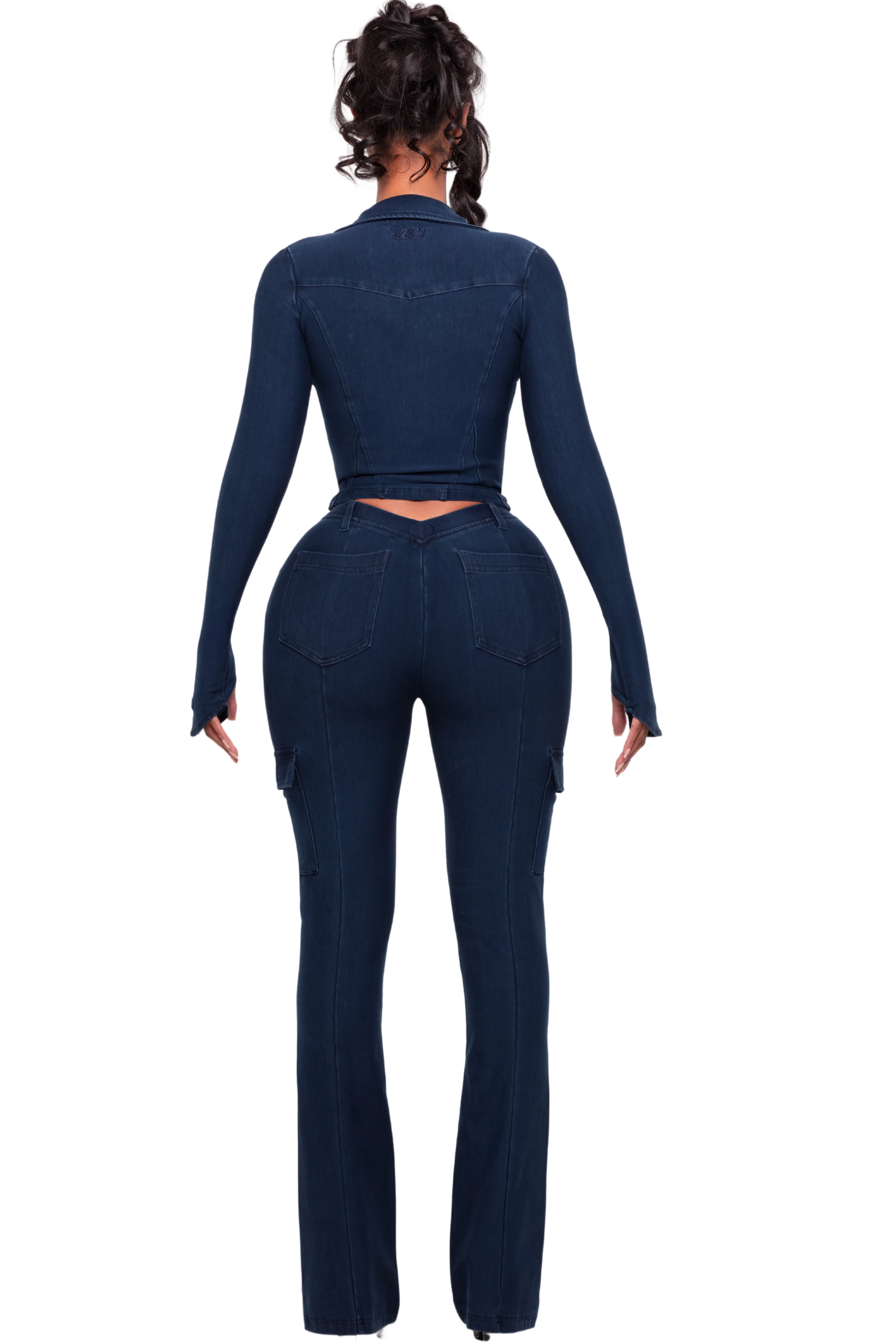 KAOIR NAVY DENIM LEGGINGS - Image 3