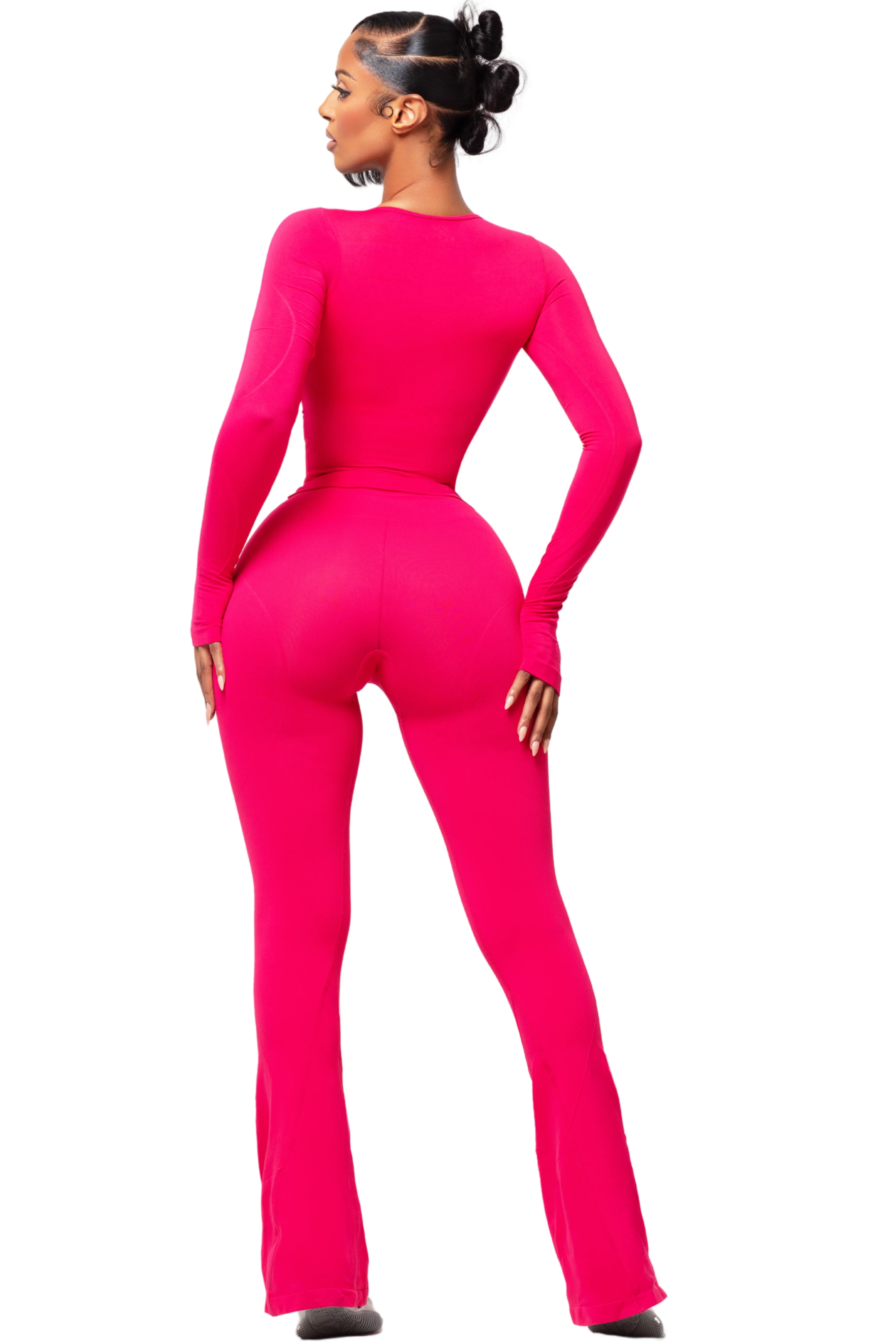 SCULPT BONBON LONG SLEEVE TOP - Image 3